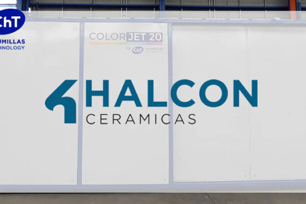 HALCÓN CERÁMICAS bets on dry coloring technology of CHUMILLAS TECHNOLOOGY