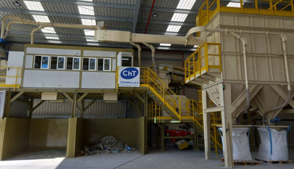CHUMILLAS TECHNOLOGY instala una planta de molturación y clasificación en una importante empresa del sector del reciclaje