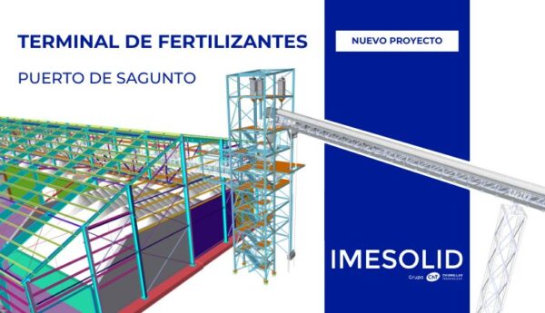 IMESOLID diseña la nueva terminal de fertilizantes del puerto de Santander