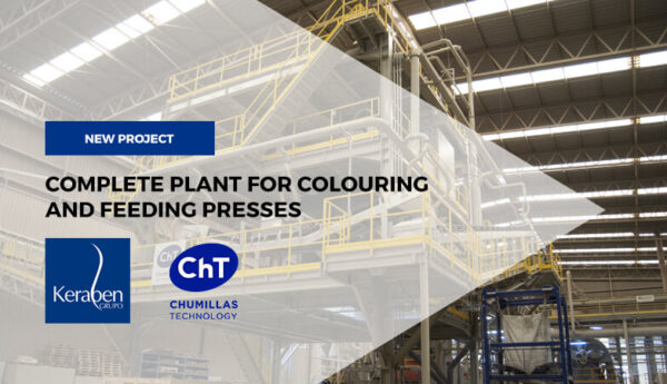 CHUMILLAS TECHNOLOGY installs a dry colouring plant for KERABEN GROUP
